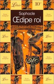 Cover of: Oedipe Roi by Sophocles