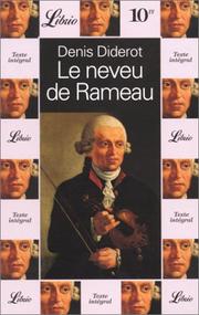 Cover of: Neveau de Rameau by Denis Diderot