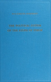 Cover of: The political system of the Atoni of Timor.
