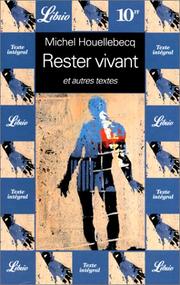Cover of: "Rester Vivant" Et Autres Textes