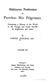 Cover of: Hakluytus posthumus by Samuel Purchas
