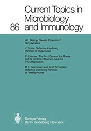 Current topics in microbiology and immunology by W. Arber