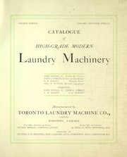 Cover of: Catalogue of high-grade modern laundry machinery