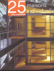 Cover of: 25 maisons individuelles