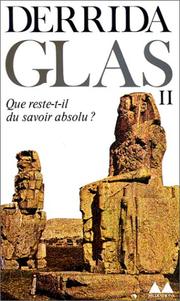 Cover of: Glas 2 by Derrida