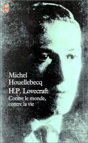 Cover of: H.P. Lovecraft by Michel Houellebecq