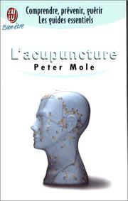 Cover of: L'acupuncture by Peter Mole