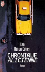 Cover of: Chronique alicienne by Ilan Duran Cohen