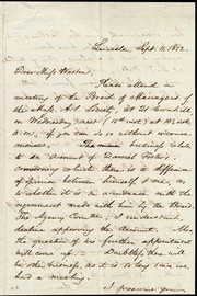 Cover of: [Letter to] Dear Miss Weston by Samuel May