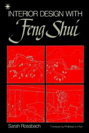 Cover of: Interior Design with Feng Shui by Sarah Rossbach, Sarah Rossbach