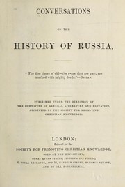 Cover of: Conversations on the history of Russia.