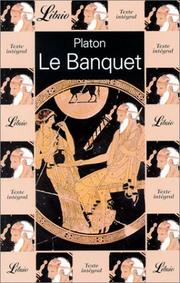 Cover of: Le banquet by Πλάτων