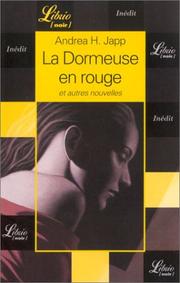 Cover of: La Dormeuse en rouge
