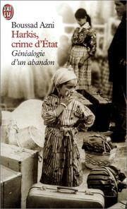 Cover of: Harkis, crime d'Etat  by Boussad Azni