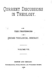 Cover of: Current Discussions in Theology by Chicago Theological Seminary