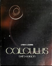Cover of: Calculus by Lynn Loomis