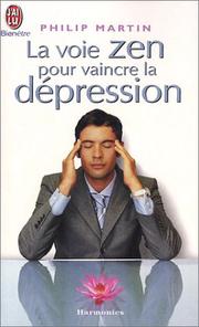 Cover of: La voie zen pour vaincre la dépression