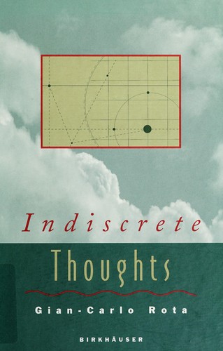 Indiscrete thoughts by Gian-Carlo Rota