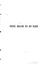 Cover of: Vashti: or, "Until death us do part." A novel.