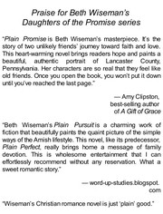Cover of: Plain promise by Beth Wiseman