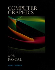 Cover of: Computer graphics with Pascal by Marc Berger