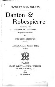 Cover of: Danton & Robespierre: drame en 5 actes