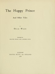 Cover of: The happy prince and other tales by Oscar Wilde