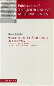 Cover of: Walter of Châtillon's Alexandreis by Maura K. Lafferty