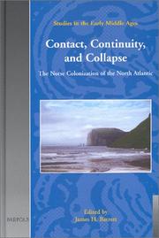 Cover of: Contact, Continuity, and Collapse: The Norse Colonization of the North Atlantic (Studies in the Early Middle Ages, 5)