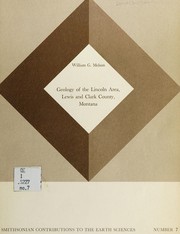 Cover of: Geology of the Lincoln area, Lewis and Clark County, Montana