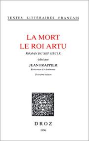 Cover of: La Mort Le Roi Artu