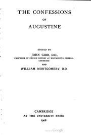 Cover of: The Confessions Of Augustine