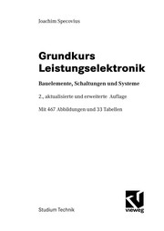 Grundkurs Leistungselektronik by Joachim Specovius