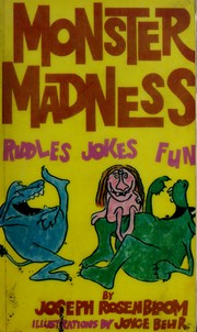 Cover of: Monster Madness