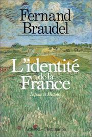 Cover of: L' identité de la France by Fernand Braudel