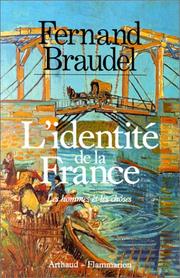 Cover of: L'identité de la France