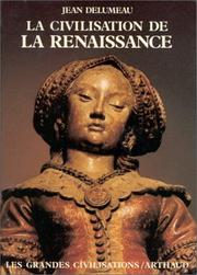 Cover of: Civilisation de Renaissance by Jean Delumeau