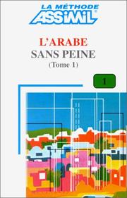 Cover of: L' Arabe sans peine by Jean-Jacques Schmidt