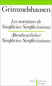 Cover of: Les Aventures de Simplicius Simplicissimus by Hans Jakob Christoffel von Grimmelshausen