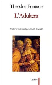 Cover of: L'Adultera by Theodor Fontane