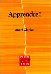 Cover of: Apprendre !