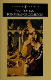 Cover of: Five Italian Renaissance comedies by edited by Bruce Penman.