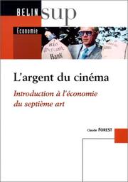 Cover of: L' argent du cinéma