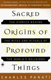 Cover of: Sacred origins of profound things