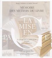 Cover of: Mémoire des métiers du livre