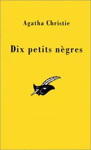 Cover of: Dix petits nègres by Agatha Christie, Gérard de Chergé