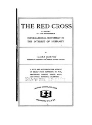 Cover of: The Red Cross by Clara Barton