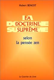 Cover of: La Doctrine suprême selon la pensée zen