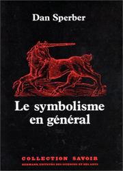 Cover of: Le symbolisme en général by Dan Sperber