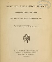 Cover of: Music for the church service by 